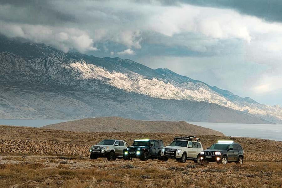 Der Blick an Velebit